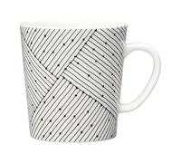 Arabia Tasse Mainio Sarastus Punos 30 cl Noir-blanc