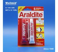 Araldite 2 × 15ml 2x17ml Original clair 5 Minutes adhésif époxy haute Performance rapide pour bois ménage verre bijoux AB colle 25gRapid1piece