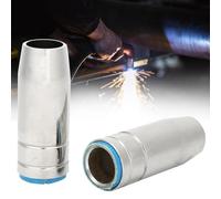 Aramox 5 Pièces MB 25AK Buse Conique à Gaz, 15mm | Consommable pour torche de soudage MIG MAG, construction en cuivre galvanisé, remplacement pour Binzel, accessoire de