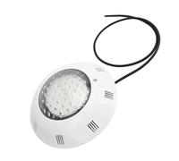 Aramox AC12V LED Lumières de Piscine ABS Lumières de Piscine sous-Marines IP68 Lumière Submersible Murale avec Perles LED Lumineuses pour Spa Étang Fontaine Paysage (Blanc 9W)