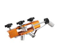 Aramox Affûteur de Tronçonneuse, Affûteur de Chaîne en Alliage d'aluminium, Gabarit d'affûtage à Manivelle de 87 Mm avec Fraise en Acier au Tungstène, Outil Portable Léger pour Une Utilisation en