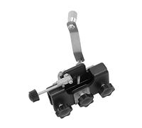 Aramox Affûteur de Tronçonneuse en Alliage d'aluminium, Gabarit d'affûtage de Tronçonneuse à Manivelle 87 Mm, Outil 'affûtage de Scie à Chaîne Portable avec 3 Têtes de Meulage pour Ouvrier de