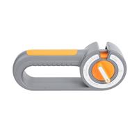 Aramox Aiguiseur de Couteaux, Affûteur de Cuisine Manuel 6 en 1 avec Carborundum en Céramique en Acier au Tungstène, Outil Portable Antidérapant pour Couteaux, Ciseaux, Utilisation en Cuisine à