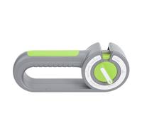 Aramox Aiguiseur de Couteaux, Affûteur de Cuisine Manuel 6 en 1 avec Carborundum en Céramique en Acier au Tungstène, Outil Portable Antidérapant pour Couteaux, Ciseaux, Utilisation en Cuisine à