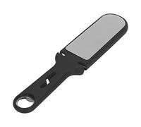 Aramox Aiguiseur de Couteaux Double Face, Pierre à Aiguiser Manuelle Adamas avec Grain 400 1000, Affûteur de Couteaux Portable 6 en 1 pour Cuisine, Camping, Poche et de Jardin (BLACK)