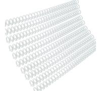 Aramox Anneaux de Reliure Peignes de Reliure en Plastique 10 Paquets 30 Trous Classeurs à Feuilles Mobiles ABS Anneau de 12 Mm 85 Feuilles Découpables pour A4 A5 A6 A7 B5 Papier Cahier Album Bureau
