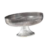 Aramox Assiette à Fruits en Plastique Bol à Collation Décoratif 26 X 14,5 Cm Bol de Présentation de Desserts aux Fruits Peu Encombrant pour Comptoir de Cuisine Table Basse Salle à Manger Bonbons