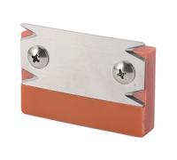 Aramox bande de Chant, Raboteuse à Main en Acier, Grattoir d'angle, Outil de Chanfrein Portable Compact de 2,56 X 1,77 Pouces pour le Bricolage du Travail du Bois