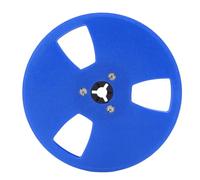 Aramox Bobine de Ruban ABS Vide, 5 Pouces, 12,7 Cm, avec Moyeu NAB à 3 Trous, pour Bobine de 1 à 4 Pouces, Réparation d'enregistreur, Enregistrement Domestique pour Studer (BLUE)