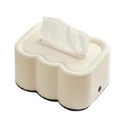 Aramox Boîte à Mouchoirs Murale en Plastique, Distributeur de Mouchoirs, Support Décoratif pour Papier de Soie, Design Peu Encombrant pour Salle de Bain, Salon, Table Basse, Bureau (Black)