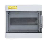 Aramox Boîte de Disjoncteur Extérieure, Boîte de Distribution étanche IP66 à 9 Voies avec Couvercle Transparent, électrique ABS PC sur Rail DIN pour Maison, Camping-car, Centre Commercial, Hôtel