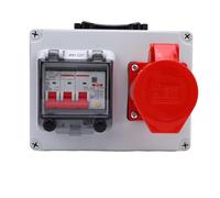 Aramox Boîte de Sortie Industrielle Portable, Boîte de Distribution électrique Pré-câblée avec Matériau PC ABS IP44-67 étanche pour Atelier, Usine, Chantier de Construction