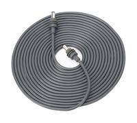 Aramox Câble d'alimentation CC, Câble d'extension en Cuivre et Caoutchouc 18 AWG avec Connecteurs Métalliques IP68, Long Cordon de Remplacement pour Mini Caméra de sécurité, éclairage Extérieur