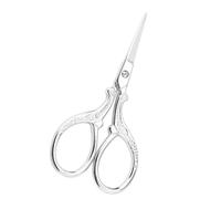 Aramox Ciseaux à Broder Ciseaux de Couture de Polissage en Acier Inoxydable 3,5 Pouces Petits en Relief en or Rose pour les Travaux d'aiguille au Point de Croix, les Travaux Manuels, la Découpe du
