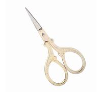 Aramox Ciseaux à Broder Ciseaux de Couture de Polissage en Acier Inoxydable 3,5 Pouces Petits en Relief en or Rose pour les Travaux d'aiguille au Point de Croix, les Travaux Manuels, la Découpe du