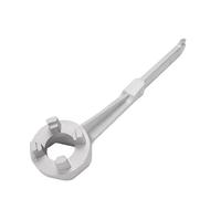 Aramox ouchon de Fût en Alliage D'aluminium Antidérapante, Ouvre-bouchon à Double Tête Ergonomique pour 2 Pouces 3/4 Pouces, Fûts de 10 à 55 Gallons