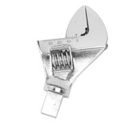 Aramox Clé à Molette e Salle de Bain à Grande Ouverture, Mâchoire Large, Tête de e Torsion en Acier au Chrome Vanadium, 14x18mm (0 à 37 mm / 0 à 1,5 pouces)