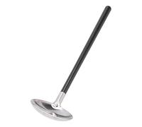 Aramox Cuillère en Acier Inoxydable de 26 Cm, Louche à Marmite avec Long Manche, Cuillère à Soupe Ronde en Acier 304, Bol de 6,7 Cm, Facile à Isolation Thermique pour la Maison, la Cuisine, le