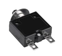 Aramox Disjoncteur à Réinitialisation Manuelle, Interrupteur Thermique, 10 A, Protecteur de surintensité en Plastique et Métal, Bouton de Réinitialisation Compact pour Systèmes électriques Marins