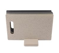 Aramox Ensemble de Planches à Découper en Plastique, Ensemble de Cuisine 4 Pièces avec Support de Rangement 11,14 X 7,28 Pouces pour Viande, Légumes, Fruits, Cuisine, à Domicile