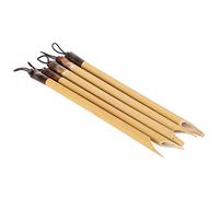 Aramox Ensemble de Stylos à Tremper en Bambou 5 Pièces avec Boîte-cadeau | Dip Pen Nib Set, Kit de Dessin de Calligraphie fabriqué à la Main, Bambou Vintage, pour Manga/lettrage, 18 Cm, pour