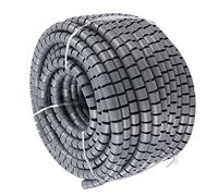 Aramox Enveloppe de Câble en Spirale, Manchon de Câble PE 40 à 257 Fahrenheit, Protecteur d'Enveloppe de Cordon Flexible, Organisateur de Fil Résistant à l'usure coupé à la Longueur pour