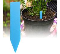 Aramox Étiquettes de Nom de Plante Étiquettes de Plantes en PVC 100 Pièces avec Anti-marqueurs Mat Inscriptible Réutilisable 5x1 Cm pour Pots et Semis de Serre de Verger de Jardin (BLUE)