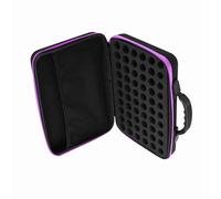 Aramox Étui de Transport d'huiles Essentielles 60 Bouteilles, Organisateur de Rangement à Coque Rigide avec Cuir EVA de qualité Supérieure, Conception Antichoc pour Bouteilles de 5 ML, 10 ML, 15,