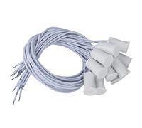 Aramox Filaire Capteur de Porte Fenêtre, Contact Magnétique NF | Pack de 10, Distance de Travail de 15 Mm, Montage en Surface pour Système D'alarme Domestique, sans Alimentation Externe,