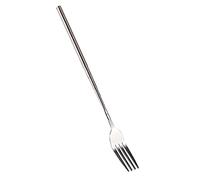 Aramox Fourchette Télescopique en Acier Inoxydable, Extensible, Manche Long, pour BBQ, Dessert, Fruits