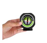 Aramox Inclinomètre de Voiture ABS Lumineux LED Inclinomètre Angle de Réglable Plus ou Moins 3 Degrés de Précision pour la Conduite de Nuit des Conducteurs de Véhicules Tout-terrain
