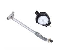 Aramox Jauge d'alésage à Cadran Numérique, Jauge de Diamètre Interne en Alliage d'aluminium 50-160 Mm Précision de 0,01 Mm avec 12 Enclumes et Pont de Garde pour les Mécaniciens 'inspection des