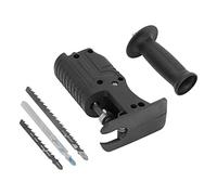 Aramox Kit de Conversion de Scie Alternative, Perceuse ABS vers Adaptateur de Scie Alternative avec Poignée et 3 Lames pour la Coupe du Bois, du Métal et du Plastique pour les Utilisateurs