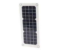 Aramox Kit de Panneau Solaire Portable Panneau Solaire en Silicium Monocristallin 30 W avec Contrôleur USB 18 V et 5 V Double Sortie 12 24 pour Véhicules de Camping en Plein Air
