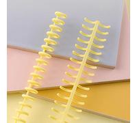 Aramox KW Anneaux de Reliure en Plastique Peignes de Reliure 30 Trous 12 Mm Capacité de 85 Feuilles Découpable pour A4 A5 A6 A7 B5 Papier Cahier Album Bureau École Utilisation (10PCS)