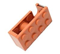 Aramox Legoes Dévidoir de Ruban Adhésif en PP pour Bloc de Construction, Support de Ruban Adhésif de Bureau, Coupe Facile, Compact pour l'école, le Bureau, la Salle d'étude, Mini Design Portable