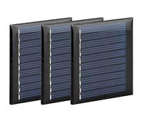 Aramox Mini Panneau Solaire en Silicium Polycristallin, Module d'énergie Solaire 5V 0.3W, Support PCB en Résine Scellée pour Bricolage, Affichage de Jouets, Utilisation en Extérieur