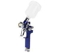 Aramox Mini Pistolet Pneumatique Pulvérisateur d'air à Alimentation par gravité avec Buse de 0,8 Mm 1,0 Mm Pot Transparent de 125 ML Atomisation Douce et Légère pour la Réparation d'art de Modèles