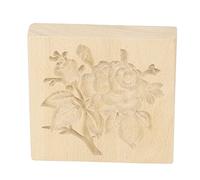 Aramox Moule à Biscuits en Bois de Hêtre avec Motif sculpté, Presse à Biscuits Lavable et Réutilisable à Dégagement Facile pour la Cuisine à Domicile, la Cuisson de, de Pain d'épices, de