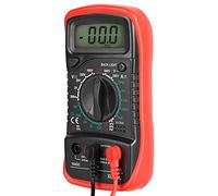 Aramox Multimètre Numérique LCD Voltmètre Ampèremètre, Testeur Portable en Plastique Silicone 1999 Points, Affichage rétroéclairé, Protection contre les Surcharges pour Laboratoires, Usines, Usage