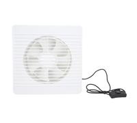 Aramox Panneau Solaire Ventilateur D'Extraction, 15W 6 Lames Câble 16Ft | Ventilation solaire directe, boîtier ABS, grenier de serre de poulailler, circulation de l\'air extérieur