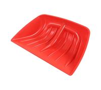 Aramox Pelle à Neige Pelle à Lame en Plastique PP 53 X 35,5 Cm Grande Douille de 34 Mm pour Allée de Jardin Utilisation Agricole Enlever Les Feuilles de Neige, Le Sable et Le Gravier (Rouge)