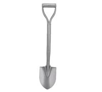 Aramox Pelle Tout en Métal Pelle à Creuser en Acier au Manganèse Courte de 76 Cm avec Poignée en D et Conception Antirouille pour Le Camping, Le Jardinage, L'excavation en P