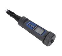 Aramox PH-mètre avec Sonde à Pointe, Plage de 0,00 à 14,00 PH | Testeur de température EC TDS 4 en 1, Compensation automatique ATC, stylo numérique pour fromage de sol alimentaire, Kit de