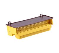 Aramox Piège à Pollen en Plastique Jaune 39x14x10cm, Kit de Piège à Pollen d'abeille pour L'apiculture, Kit de Piège à Pollen d'abeille pour L'industrie Apicole