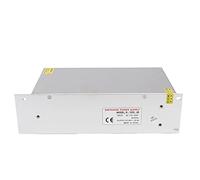 Aramox Pilote d'alimentation de Commutateur en Alliage d'aluminium Pilote 'Alimentation DC 48 V Protection Contre Les Surcharges de Sortie 48 V Réglage de la Tension pour Bande Lumineuse LED
