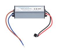 Aramox Pilote LED, Transformateur LED en Aluminium, Alimentation 300 MA AC95 265 V à DC75 126 V IP65 Fin 22 Mm avec Bornes Isolées pour Lampe de Bricolage, Panneau Extérieur CCTV