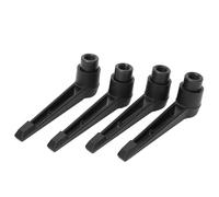 Aramox Poignet De Serrage M10 【Poignées de Fil Femelles réglables, Boutons en Acier Inoxydable 4pcs, Poignée de Fixation Réglable pour les Machines, Broyage, Soudage, Travail du Bois, Conception d'éco