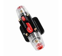 Aramox Porte-fusible de Réinitialisation du Disjoncteur, Disjoncteur en Plastique en Alliage 50A 12V, Interrupteur de Déclenchement à Réinitialisation Manuelle étanche 12V à 24V pour Système Solaire
