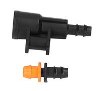 Aramox Raccord de Tuyau Arroseur Rotatif Adaptateur Plastique G1 2 Filetage